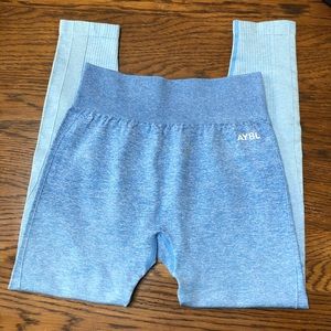 AYBL Pulse Ombré Seamless Leggings in Sky Blue